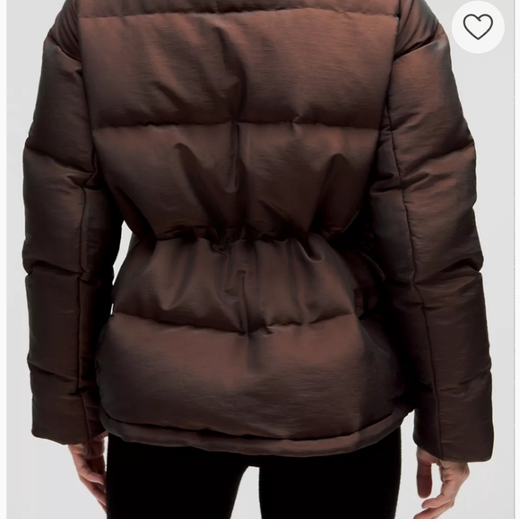 NWT Lululemon Wunder Puff Down Jacket Iridescent Brown Winter Coat Womens Size 6 - Picture 10 of 16